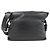 Borsa a pochette Loewe Puffer Flamenco in pelle di agnello e vitello Nero