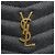Yves Saint Laurent Borsa a tracolla con catena in pelle Saint Laurent Baby Lou Nero - vista 6