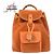 Gucci Bamboo Rucksack aus Wildleder Braun Golden Orange - Ansicht 2