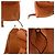 Gucci Bamboo Rucksack aus Wildleder Braun Golden Orange - Ansicht 8