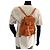Gucci Bamboo Rucksack aus Wildleder Braun Golden Orange - Ansicht 9