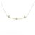 Autre Marque Colar Au750 Flor e Diamantes Dourado