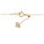 Autre Marque Colar Au750 Flor e Diamantes Dourado - vista 5