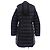 Casaco de Penas Moncler HERMINE Preto - vista 2