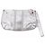 Jimmy Choo Silberne Leder-Clutch - Ansicht 2