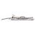 Jimmy Choo Silberne Leder-Clutch - Ansicht 3