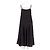 Autre Marque SIYAZU Schwarzes Midikleid mit Spaghettiträgern