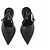 Autre Marque SAINT LAURENT Slingback Absatzschuhe Schwarz Leder 37 - Ansicht 4