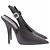 Autre Marque SAINT LAURENT Slingback Absatzschuhe Schwarz Leder 37 - Ansicht 6