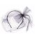 Chanel Diadema con velo negro
