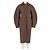 Jacquemus Langer brauner Mantel