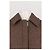 Jacquemus Langer brauner Mantel - Ansicht 2
