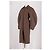 Jacquemus Langer brauner Mantel - Ansicht 4
