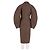 Jacquemus Langer brauner Mantel - Ansicht 6