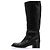 Prada Bottes hautes croco noires - vue 2