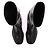 Prada Bottes hautes croco noires - vue 6