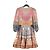 Vestido Zimmermann de lino rosa con estampado floral - vista 4