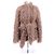 Autre Marque Pelzmantel "Elsa" nude Beige