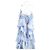 Autre Marque AJE Blaues Blumenkleid mit Rüschen - Ansicht 6