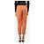 Pleats Please Pantalones plisados naranja tostado con dobladillo de flecos - size S - vista 3