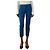 Joseph Pantalones stretch de gabardina azul - size UK 8