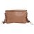 Miu Miu Clutch de couro castanho com borla Marrom