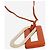 Hermès Collar con colgante Orange Mallion Naranja - vista 3