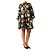 Autre Marque Lurex Mini-Kleid mit buntem Blumenprint - size UK 8 Mehrfarben