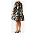 Autre Marque Lurex Mini-Kleid mit buntem Blumenprint - size UK 8 Mehrfarben - Ansicht 2