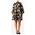 Autre Marque Lurex Mini-Kleid mit buntem Blumenprint - size UK 8 Mehrfarben - Ansicht 3