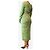 Autre Marque Geripptes Strickkleid mit Zebra-Print - size UK 12 Mehrfarben - Ansicht 2