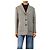 Autre Marque Blazer cinza em espinha de peixe - size UK 8