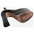 Valentino Décolleté platform Tan-Go in vernice nera - size EU 39 Nero - vista 4