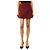Autre Marque Mini saia evasê ameixa profundo - size UK 4 Bordeaux