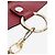 Chloé Faye Schultertasche Burgundy Bordeaux - Ansicht 8