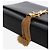 Autre Marque Borsa a tracolla Kate in pelle nera con nappina Nero - vista 4