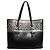 Alaïa Borsa tote in pelle nera con occhielli Nero