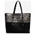 Alaïa Borsa tote in pelle nera con occhielli Nero - vista 3