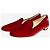 Charlotte Olympia Rote Samt-Loafer - size EU 38.5 - Ansicht 2