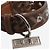 Fendi Collare per cani in pelle marrone con stampa zucca - size XS - vista 2
