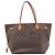 Louis Vuitton Bolso tote Neverfull MM Monogram marrón 2008 Castaño