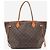 Louis Vuitton Bolso tote Neverfull MM Monogram marrón 2008 Castaño - vista 2