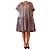 Autre Marque Kaitlyn Mini-Kleid Schlangenprint lila - size UK 12