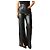 Nanushka Alternative-Lederhose in Schwarz - size M