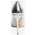 Dior Pointed chrome leather heels - size EU 38.5 (UK 5.5) Silvery - view 3