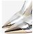 Dior Pointed chrome leather heels - size EU 38.5 (UK 5.5) Silvery - view 5