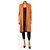 Pleats Please Abrigo largo naranja tostado - size M - vista 3
