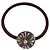 Chrome Hearts Cross Ball Button Hair Tie Ag925 Silver - vista 2