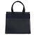 Salvatore Ferragamo Vala Hand Bag Leather Navy Gold - vista 2