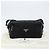 PRADA Schultertasche Nylon Leder Schwarz Silber - Ansicht 12